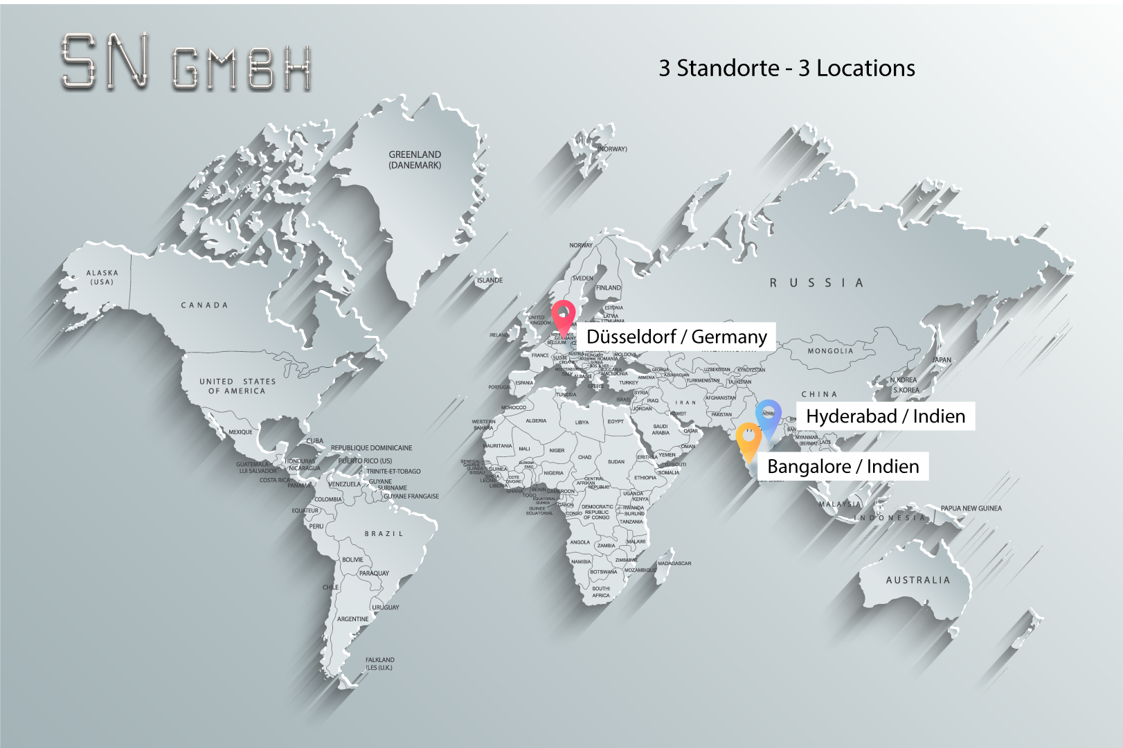 Standorte SN GmbH weltweit